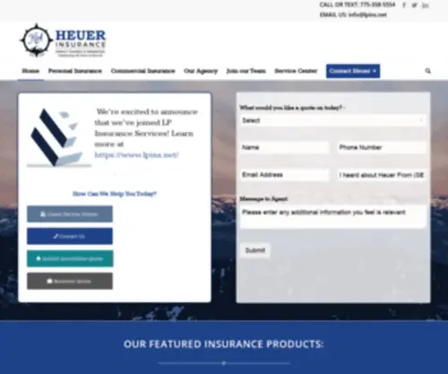 Heuerinsurance.com(Heuerinsurance) Screenshot