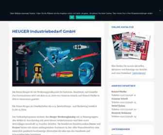 Heuger.de(HEUGER Industriebedarf GmbH) Screenshot