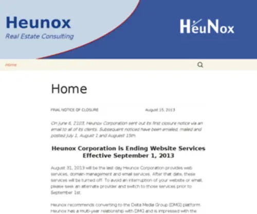 Heunox.com(Heunox) Screenshot