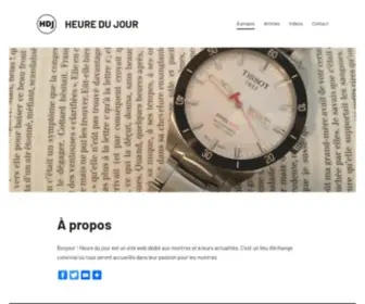 Heuredujour.com(À propos) Screenshot