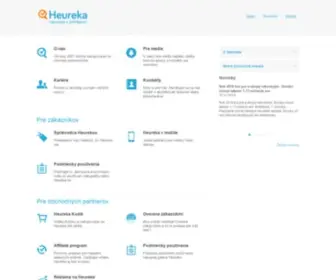 Heurekashopping.sk(O nás) Screenshot