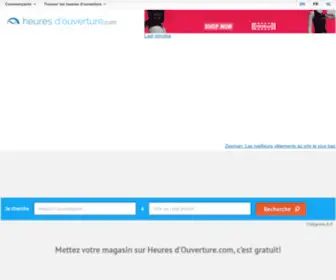 Heures-Douverture.com(Heures) Screenshot