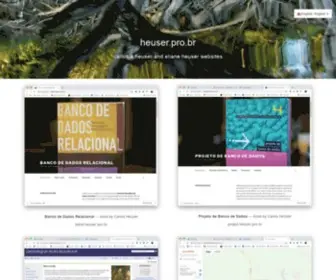 Heuser.pro.br(Genealogy and photography) Screenshot