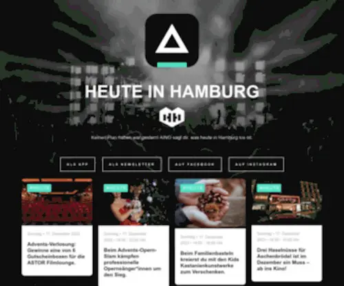 Heuteinhamburg.de(Heute in Hamburg) Screenshot