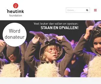 Heutinkfoundation.nl(Welkom op) Screenshot