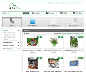 Hev-Shop.ch(Willkommen beim) Screenshot