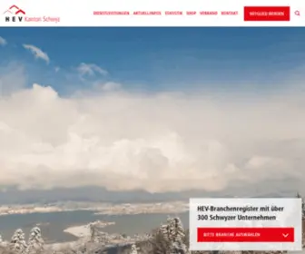 Hev-SZ.ch(Hauseigentümerverband Kanton Schwyz) Screenshot