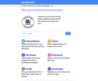 Hevanet.com(Hevanet Communications) Screenshot