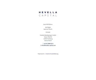 Hevella-Capital.com(Hevella Beteiligungen GmbH) Screenshot