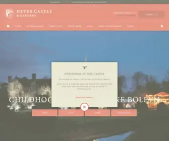 Hevercastle.co.uk(Hever Castle & Gardens) Screenshot