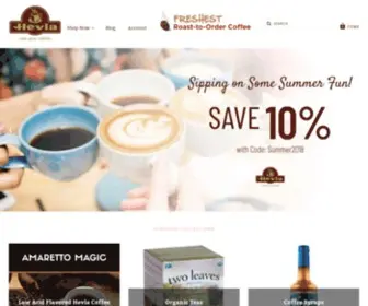 Hevlacoffeeco.com(Low Acid Coffee) Screenshot