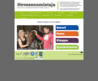 Hevosenomistaja.fi(Kehittämishanke) Screenshot