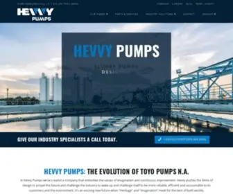 Hevvypumps.com(Hevvy Pumps // Toyo Pumps) Screenshot