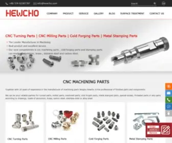 Hewcho.com(Custom CNC Machining Services) Screenshot