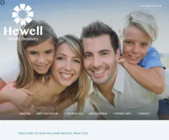 Hewellfamilydentistry.com(Dentist in Macomb) Screenshot