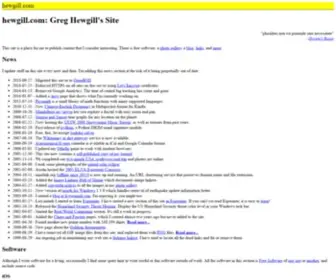 Hewgill.com(Greg Hewgill's Site) Screenshot