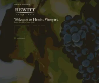 Hewittvineyard.com(Hewittvineyard) Screenshot