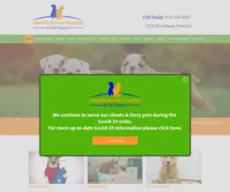 Hewlettanimalhospital.com(Hewlett Animal Hospital & Pet Resort) Screenshot