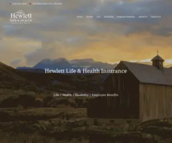 Hewlettlifeandhealth.com(Hewlett Life and Health Insurance) Screenshot