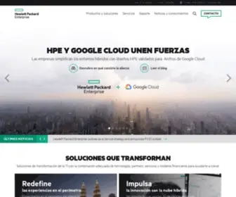 Hewlettpackard.com(Hewlett Packard Enterprise (HPE)) Screenshot