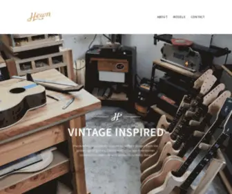 Hewnguitars.com(Hewn Guitars) Screenshot