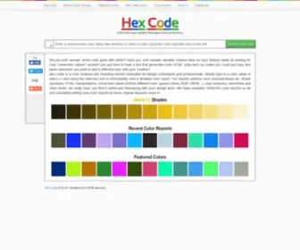 Hex-Code.com(Hex Code) Screenshot