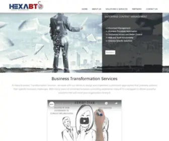 Hexabts.com(Business Transformation Service) Screenshot