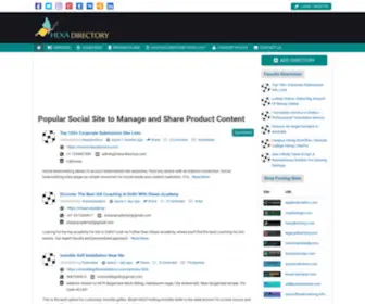 Hexadirectory.com(Popular Social Website to Organize) Screenshot