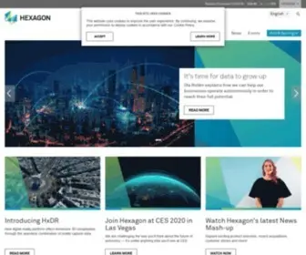 Hexagon.com(Empowering an autonomous future) Screenshot