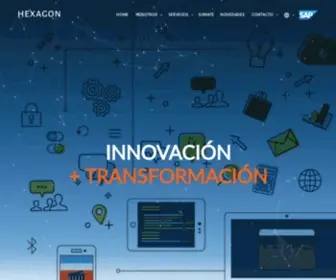 Hexagonconsulting.net(Bienvenido a HEXAGON) Screenshot