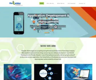 Hexaider.com(Hexaider Technologies) Screenshot