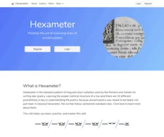 Hexameter.co(Hexameter) Screenshot