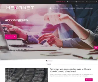 Hexanet.fr(HEXANET est un acteur IT avec des expertises métiers) Screenshot