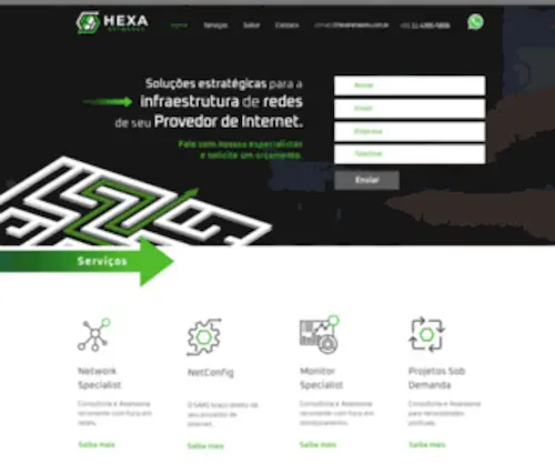 Hexanetworks.com.br(Hexa Networks) Screenshot
