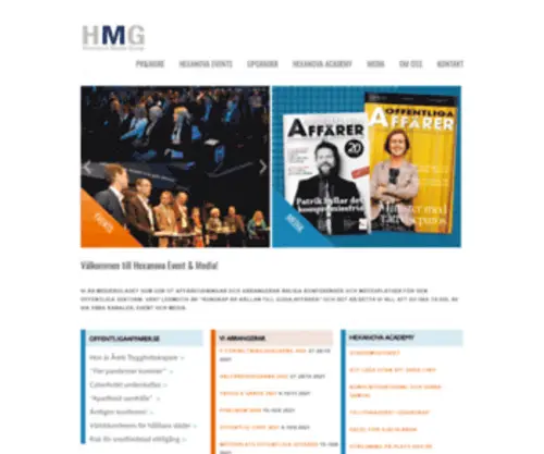 Hexanova.se(Hexanova Media Group) Screenshot