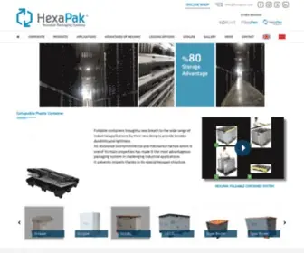 Hexapak.com(Smart Pallet) Screenshot
