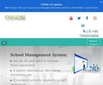 Hexaphor.com(Hexaphor Technologies Pvt Ltd) Screenshot
