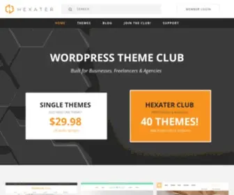 Hexater.com(WordPress Theme Club) Screenshot