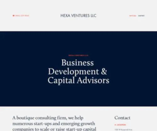 Hexaventures.com(Hexa Ventures LLC) Screenshot