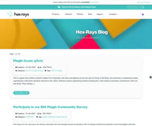Hexblog.com(Hex Rays) Screenshot