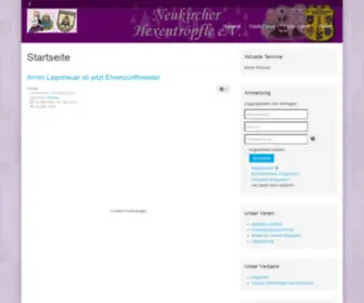 Hexentroepfle.de(Startseite) Screenshot
