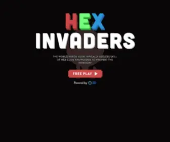 Hexinvaders.com(Hex Invaders) Screenshot