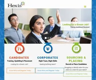 Hexishiring.com(Hexis Hiring) Screenshot