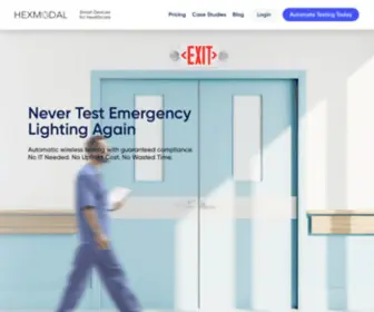 Hexmodal.com(Never Test Your Emergency Lights Again) Screenshot