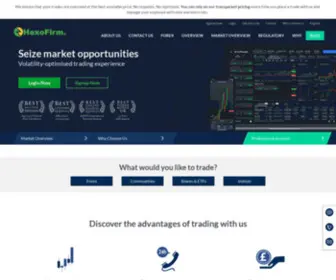 Hexofirm.com(Forex and CFD Online Trading) Screenshot