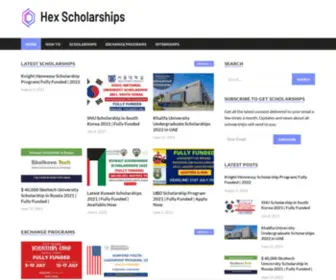 Hexscholarships.com(Hex Scholarships) Screenshot