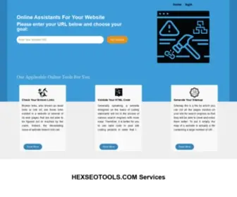 Hexseotools.com(Check Broken Links) Screenshot