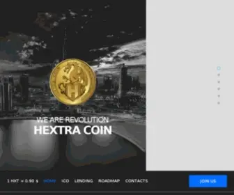 Hextracoin.com(Hextracoin) Screenshot