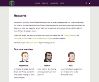 Hexworks.org(Hexworks) Screenshot