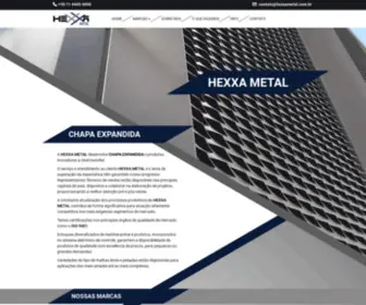 Hexxametal.com.br(Hexxa Metal) Screenshot